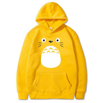 My Neighbor Totoro Hoodies Vīriešu ikdienas džemperi Japāņu karikatūra Brīvs Hoodie Ērts Radošs Ielas apģērbs Vīriešu