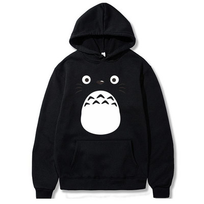 My Neighbor Totoro Hoodies Vīriešu ikdienas džemperi Japāņu karikatūra Brīvs Hoodie Ērts Radošs Ielas apģērbs Vīriešu