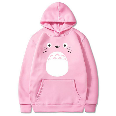 My Neighbor Totoro Hoodies Vīriešu ikdienas džemperi Japāņu karikatūra Brīvs Hoodie Ērts Radošs Ielas apģērbs Vīriešu