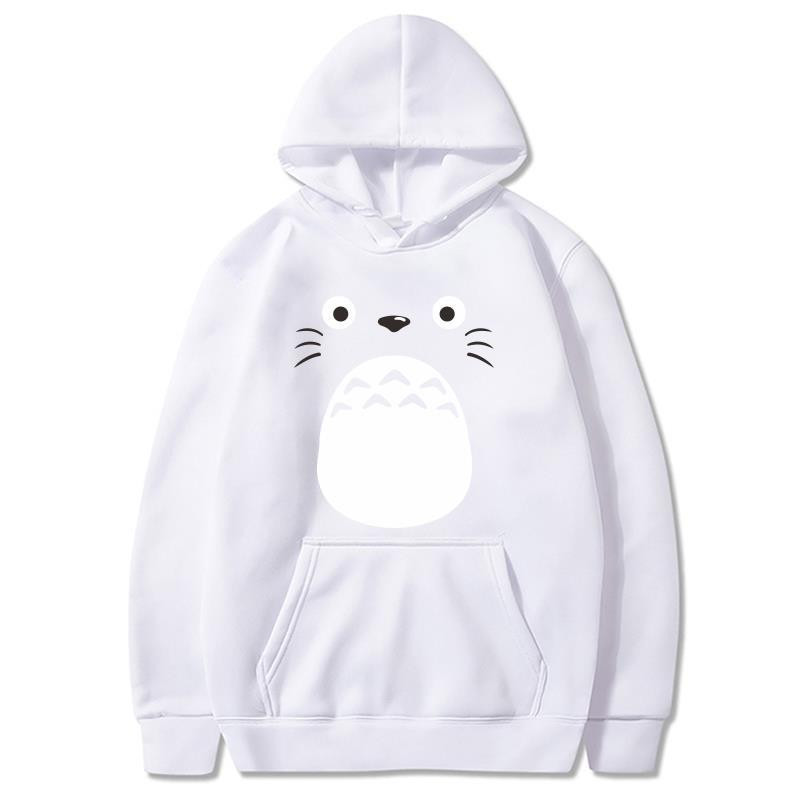My Neighbor Totoro Hoodies Vīriešu ikdienas džemperi Japāņu karikatūra Brīvs Hoodie Ērts Radošs Ielas apģērbs Vīriešu
