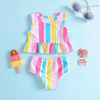 Aitonoble 2023 New Collection Kids Rash Guard Years 2-7 Girls Swimwear Baby μαγιό 3 τεμαχίων Στολή κατάδυσης Rashguard για κορίτσια