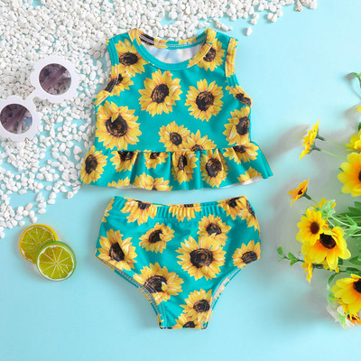 Aitonoble 2023 új kollekció Kids Rash Guard 2-7 éves lányoknak fürdőruha baba fürdőruha 3 részes búvárruha Rashguard lányoknak