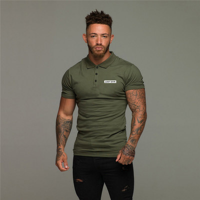 Лятна мъжка ежедневна тениска с къс ръкав с ревер и висококачествена мъжка тениска с къс ръкав, горещи разпродажби, модна памучна тениска с щампи