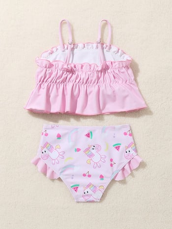 9M-3Y Toddler Baby Girls Girl UnicornSwimwear Υψηλής ποιότητας παιδικό σετ μπικίνι άμμου Στολή κολύμβησης S2030