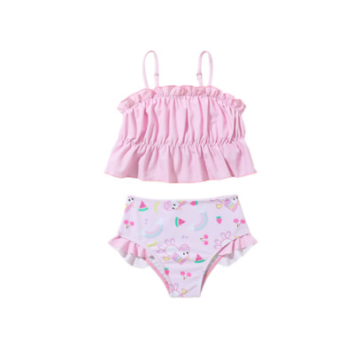 9M-3Y Tipegő Baba Lány Egyszarvú Úszóruha Kiváló minőségű gyerek bikini homokkészlet Úszóruha S2030