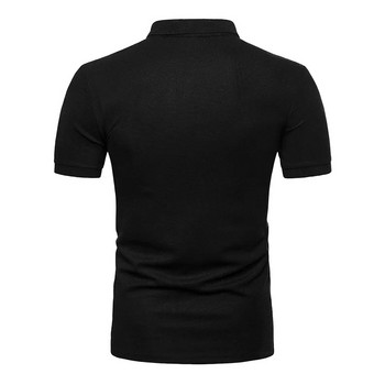 Άνοιξη Καλοκαίρι Νέο ανδρικό πουκάμισο POLO Κοντό μανίκι ραφές Running Sports Casual Fashion T-shirt Ανδρικά ρούχα Streetwear
