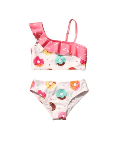 4-7Y Grils Swimwear 2023 Kiváló minőségű gyermek fürdőruha, lányok fürdőruha bikini szett 1090