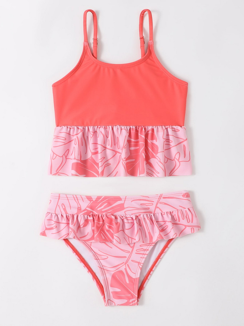 9M-3Y Două piese Costume de baie pentru fete Set de bikini pentru copii de înaltă calitate Îmbrăcăminte de plajă pentru copii