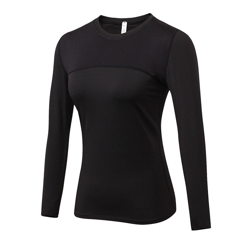 Női sport póló szexi Rashguard fitness póló jóga camiseta larga mujer futó pólók kerékpáros mez kiütésvédő hosszú
