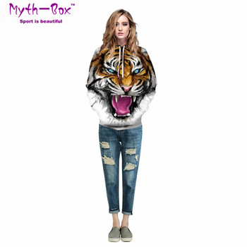 Γυναικείες/Ανδρικές μπλούζες με κουκούλα Φθινοπωρινά χειμερινά αθλητικά φούτερ Γυναικεία Tiger 3D εκτύπωσης Αθλητικά πουλόβερ με κουκούλα S-5XL Streetwear Πουλόβερ