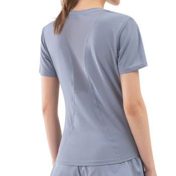 CUGOAO Ежедневно спортно облекло за жени Фитнес Спортна тениска Gym Workout Yoga Top Женски широки плътни ризи за бягане