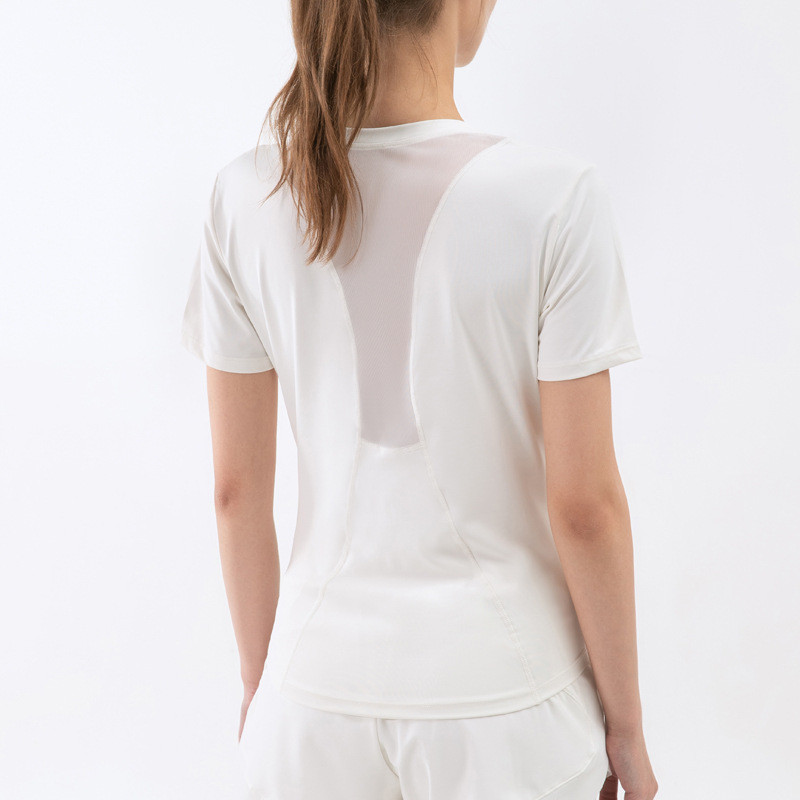 CUGOAO alkalmi sportruházat nőknek Fitness Sport póló Gym Workout Yoga Top női laza, tömör futóingek