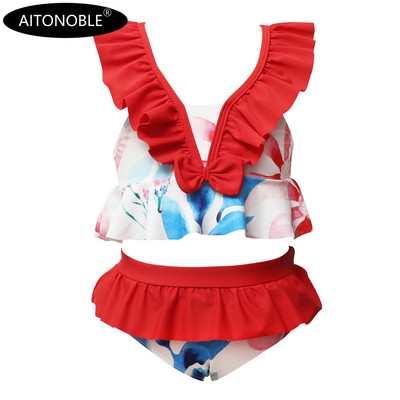 Aitonoble 2021 jaunā kolekcija bērniem, 2–10 gadu vecuma peldkostīmi pusaudžiem, 2 dab. niršanas tērps, aizsargtērps meitenēm