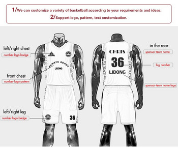 Απλό στυλ, Χρώμα, παιδικό κοστούμι μπάσκετ για ενήλικες, προσαρμοσμένο παιχνίδι προπόνησης Φούτερ Breathable Loose μεγάλου μεγέθους Σετ αθλητικών ειδών