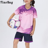 Gyerek fiú sportruha rövid ujjú póló és rövidnadrág szett Labdarúgás Kosárlabda Futball Egyenruha Lélegző Gyorsan Száraz Sportruházat