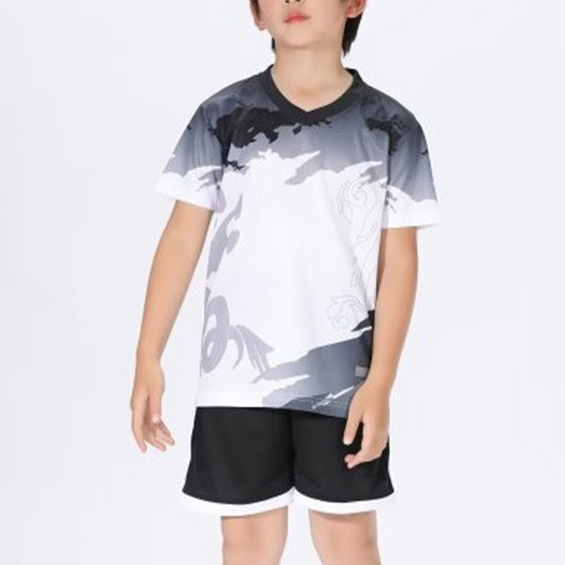 Gyerek fiú sportruha rövid ujjú póló és rövidnadrág szett Labdarúgás Kosárlabda Futball Egyenruha Lélegző Gyorsan Száraz Sportruházat