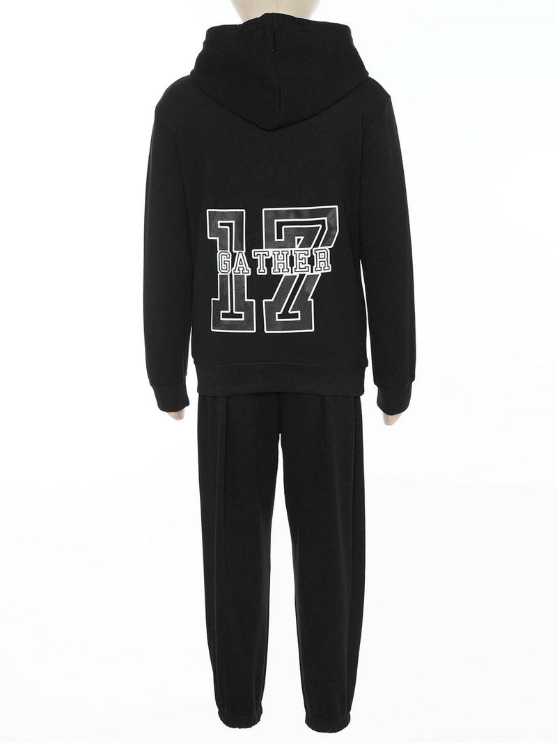 Bērnu, meiteņu sporta tērpi, skriešanas tērpi, ikdienas skriešanas tērpi, garās piedurknes, jauktas, džemperis + garās bikses, bērnu sporta treniņtērps