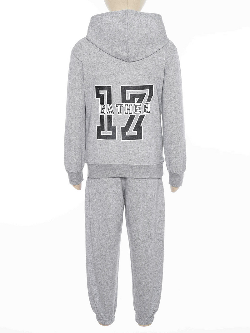 Bērnu, meiteņu sporta tērpi, skriešanas tērpi, ikdienas skriešanas tērpi, garās piedurknes, jauktas, džemperis + garās bikses, bērnu sporta treniņtērps