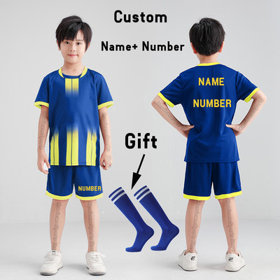 Горещи футболни фланелки за деца и възрастни Подаръчни чорапи Момчета Момичета Дамски комплекти футболни фланелки Мъжки Детски футболни униформи Футболни екипи Деца