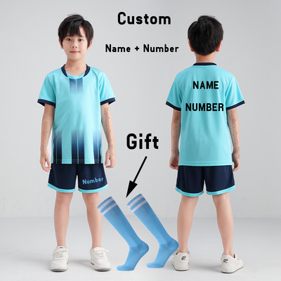 Горещи футболни фланелки за деца и възрастни Подаръчни чорапи Момчета Момичета Дамски комплекти футболни фланелки Мъжки Детски футболни униформи Футболни екипи Деца