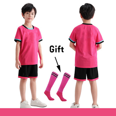 Горещи футболни фланелки за деца и възрастни Подаръчни чорапи Момчета Момичета Дамски комплекти футболни фланелки Мъжки Детски футболни униформи Футболни екипи Деца