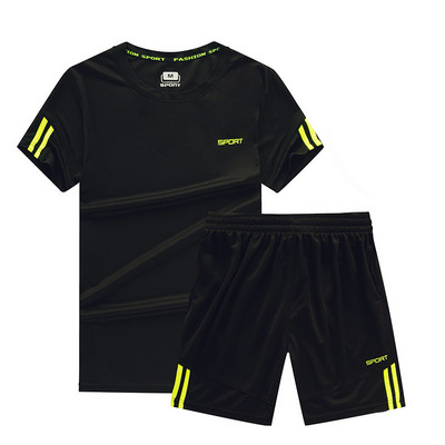 Bērnu futbola krekliņi zēniem meitenēm futbola komplekti ar īsām piedurknēm bērniem studentu formastērpi Fitnesa sporta treniņtērpi, tērpi, apģērbi 05