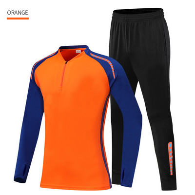 Pielāgotu futbola treniņtērpu treniņu zēnu skriešanas tērpu vairumtirdzniecība treniņu treniņtērpu futbola klubu treniņtērpu komplekti bērnu ziemas jakas
