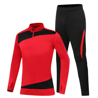 Pielāgotu futbola treniņtērpu treniņu zēnu skriešanas tērpu vairumtirdzniecība treniņu treniņtērpu futbola klubu treniņtērpu komplekti bērnu ziemas jakas