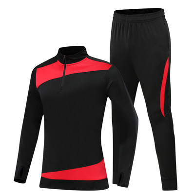 Pielāgotu futbola treniņtērpu treniņu zēnu skriešanas tērpu vairumtirdzniecība treniņu treniņtērpu futbola klubu treniņtērpu komplekti bērnu ziemas jakas