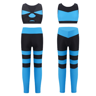 Jogas komplekts bērniem, meiteņu sporta kostīms, balets