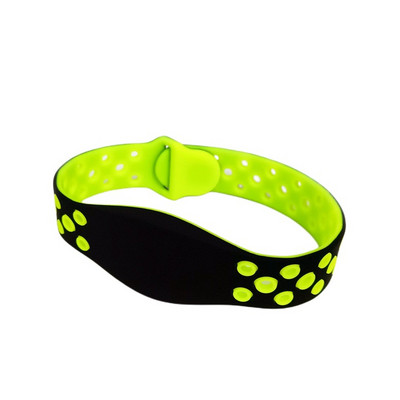 1Gb Skaists 13,56MHz IC S50 ūdensizturīgs silikona pulkstenis, tikai lasāms Keyfob NFC rokas siksniņa RFID tag aproce