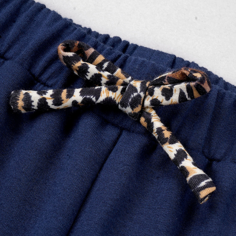 Pusaudžu, bērnu, meiteņu sporta tērps ar garām piedurknēm treniņtērps Leoparda drukas džemperis un bikses jogas komplekts bērnu sporta apģērbs