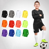 Bērnu kompresijas garais T krekls Pamata sauļošanās aizsargkrēms Tight Top Fitness Sports Riteņbraukšana Basketbols Futbols Elastīgi pieguļoši ātri sporta apģērbi