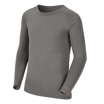 Bērnu kompresijas garais T krekls Pamata sauļošanās aizsargkrēms Tight Top Fitness Sports Riteņbraukšana Basketbols Futbols Elastīgi pieguļoši ātri sporta apģērbi