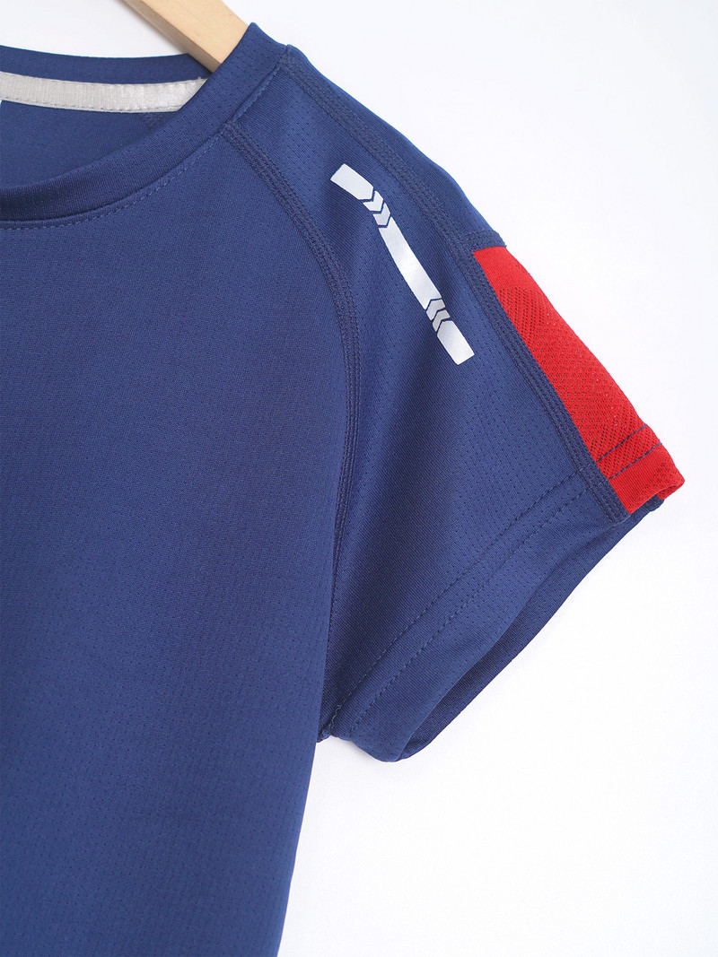 Bērnu zēnu modes teniss Raglan piedurkņu T-krekls ikdienas sporta krekls ar apaļu kakla izgriezumu treniņam Skriešanas futbols Basketbols