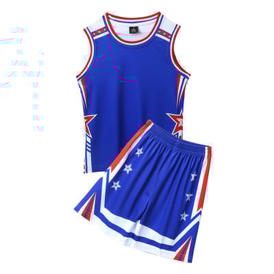 Basketbola krekls, bērnu basketbola spēles tērps, svītras un zvaigžņu apdruka