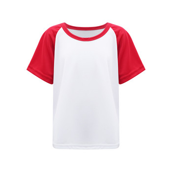 Малки момчета Ежедневни бързосъхнещи тениски за бягане Дишащи ризи за тренировки Спортни тениски Детски тениски Спортни дрехи за обучение