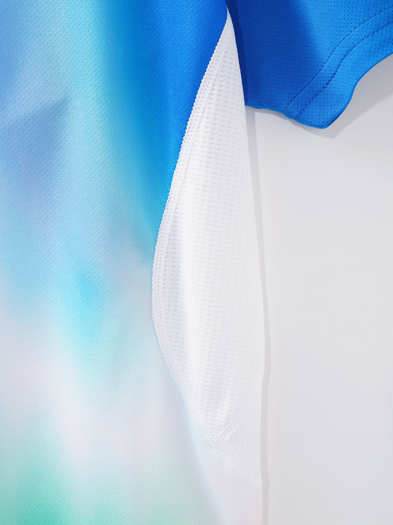 Παιδιά Αγόρια Κορίτσια Quick Dry Αθλητικό μπλουζάκι με κοντό μανίκι αναπνεύσιμο διχτυωτό μπλουζάκι Top Tennis Μπάσκετ Ποδόσφαιρο Μπάντμιντον Τένις