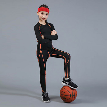 Παιδικά Αθλητικά Σετ Αγόρια Παιδικά Αθλητικά Κοστούμια Μπάσκετ Φόρμα ποδοσφαίρου για παιδιά Κορίτσια Quick Dry Rashguard για παιδιά