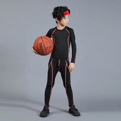 Bērnu sporta komplekti Zēniem Bērnu sporta tērpi Basketbols Futbols Treniņtērps bērniem Meitenes Ātri nožūst Izsitumu aizsargs bērniem