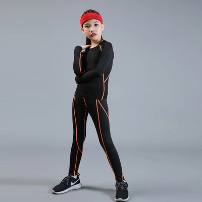 Bērnu sporta komplekti Zēniem Bērnu sporta tērpi Basketbols Futbols Treniņtērps bērniem Meitenes Ātri nožūst Izsitumu aizsargs bērniem