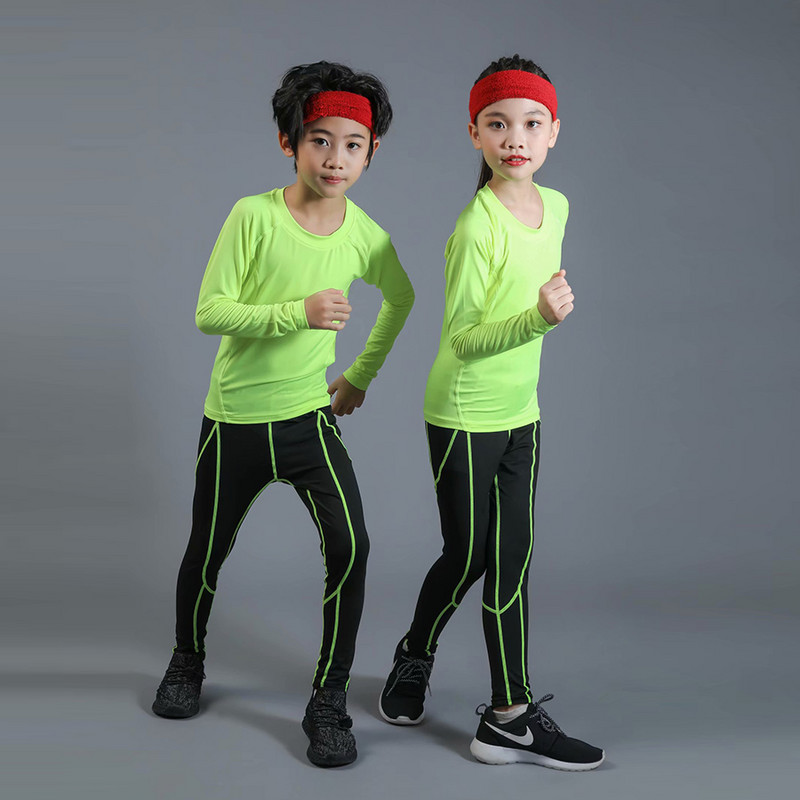 Bērnu sporta komplekti Zēniem Bērnu sporta tērpi Basketbols Futbols Treniņtērps bērniem Meitenes Ātri nožūst Izsitumu aizsargs bērniem