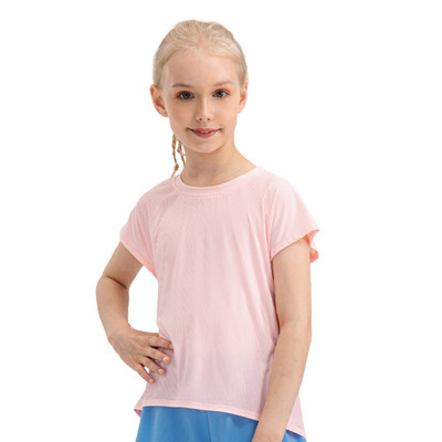 Trendovske majice za performanse Dry Fit Apparel Tehničke majice kratkih rukava Sportska majica za djevojčice Quickdry Sportska aktivna odjeća za djecu i tinejdžere