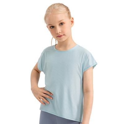 Trendovske majice za performanse Dry Fit Apparel Tehničke majice kratkih rukava Sportska majica za djevojčice Quickdry Sportska aktivna odjeća za djecu i tinejdžere