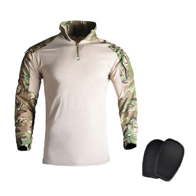 G3 Army Combat Shirts Army Tactical Military T-Shirt Long Safari Multicam Къмпинг Ловно облекло Ризи за туризъм на открито Човек
