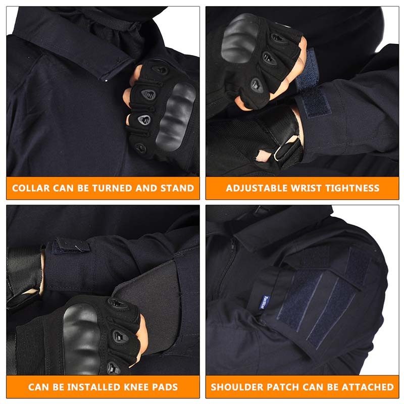 G3 armijas kaujas krekli Armijas taktiskais militārais T-krekls garš Safari Multicam Kempings Medības Apģērbs Āra pārgājienu Krekli Vīrietis