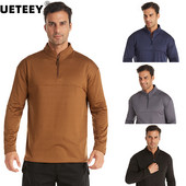 2022 m. Nauji vyriški „Polar Fleece“ „Tactical Thermal“ apatiniai kempingo drabužiai, viršutiniai vyriški stovintys apykaklės užtrauktukai, medžiokliniai marškinėliai su flisiniu pamušalu