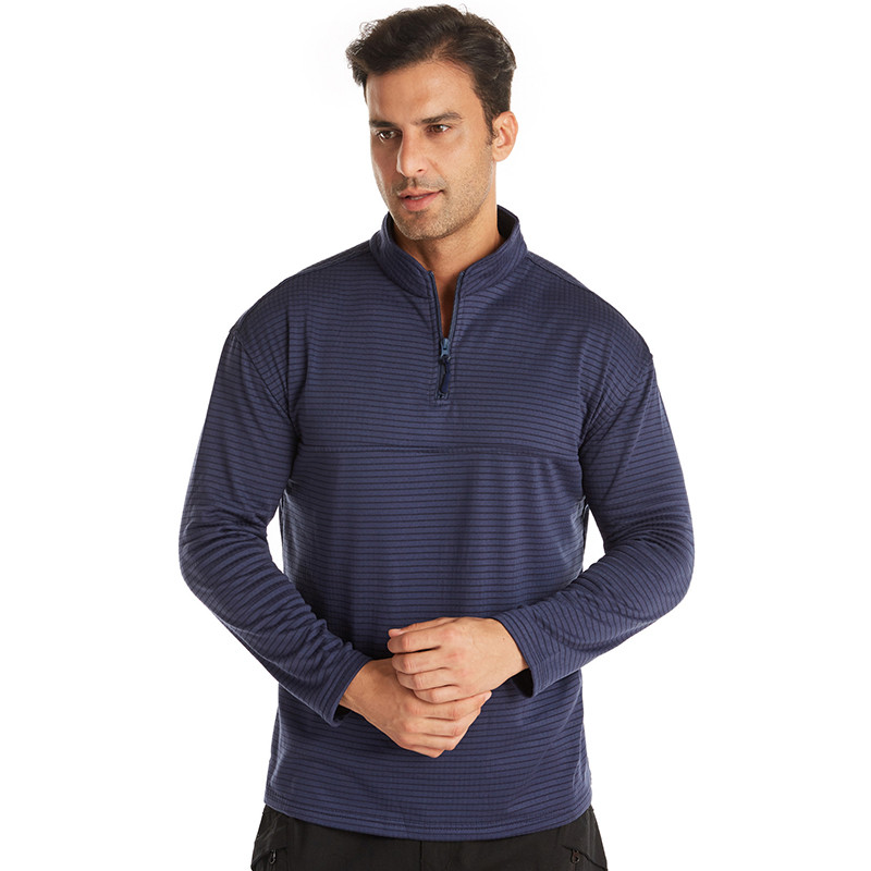 2022 m. Nauji vyriški „Polar Fleece“ „Tactical Thermal“ apatiniai kempingo drabužiai, viršutiniai vyriški stovintys apykaklės užtrauktukai, medžiokliniai marškinėliai su flisiniu pamušalu