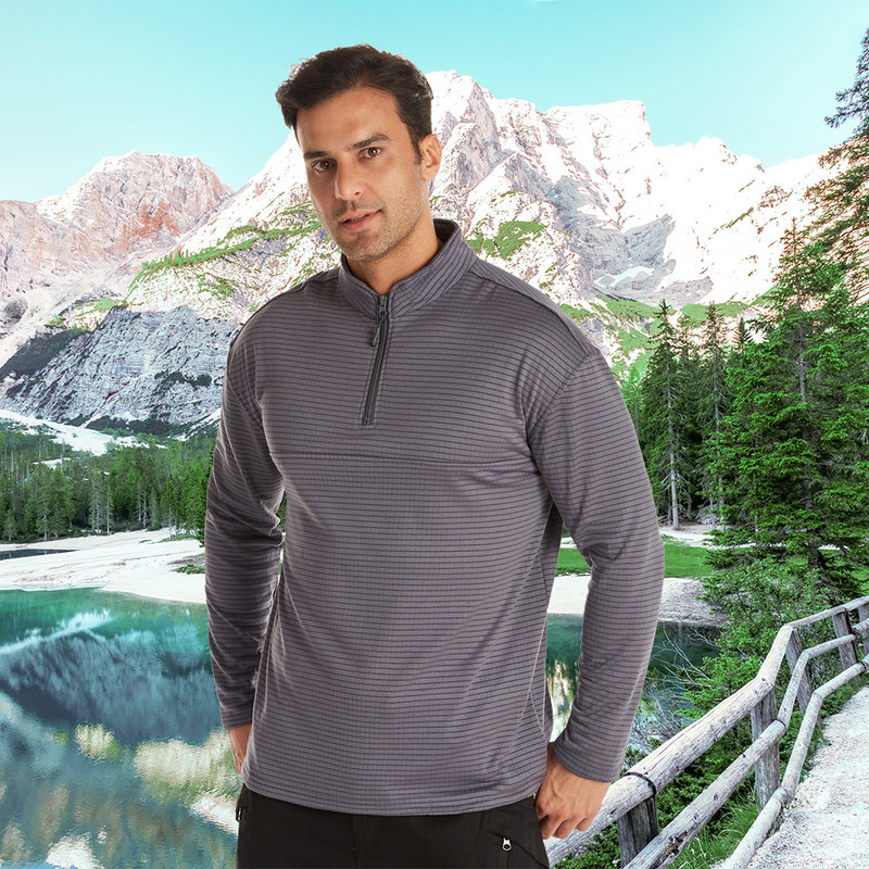 2022 m. Nauji vyriški „Polar Fleece“ „Tactical Thermal“ apatiniai kempingo drabužiai, viršutiniai vyriški stovintys apykaklės užtrauktukai, medžiokliniai marškinėliai su flisiniu pamušalu