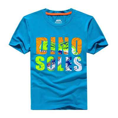 Παιδικά καλοκαιρινά γράμματα ρούχων Μοτίβο για αγόρια για κορίτσια Μπλουζάκι με κοντομάνικο γρήγορο στέγνωμα για παιδιά που υπερβαίνουν τα αθλητικά μπλουζάκια για τρέξιμο